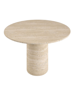 Carla Traverten Yuvarlak Masa