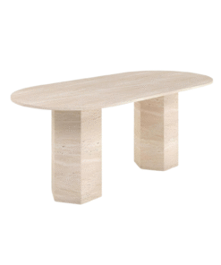 Altıgen Traverten Masa